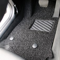 포시즌카매트 자동차 코일카매트 확장일체형 1+2열 3p, 쉐보레 트랙스 크로스오버 2023년 3월~, 블랙