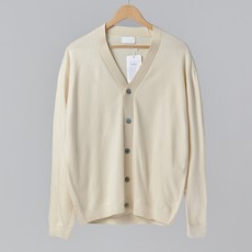 HIHOO 男士絲光貝殼鈕扣針織開襟衫 HC1007