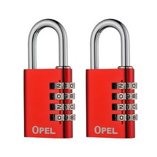 OPEL General Commerce Lock 3 4 Gear 紅色 21mm 2p, 1個