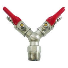 新多多小舖 雙口瓦斯考克, 單一顏色, 1個