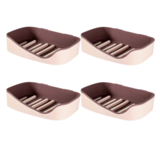 Solit 北歐雙層肥皂架, 淺粉色, 4個