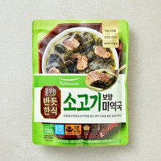 풀무원 반듯한식 소고기 보양 미역국, 300g, 1개