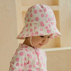 IAMBEBE 兒童微笑雛菊防曬帽