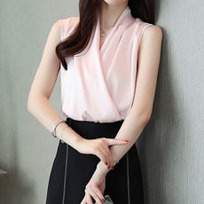 peilit 女款無袖翻領設計上衣