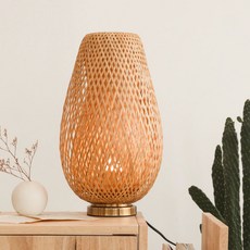 竹製造形燈座, 棕色的