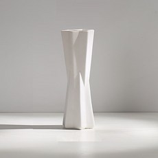 리버그린 깔끔한 오브제 화병 E타입, 화이트, 1개