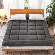 DAILYSHARE 柔軟高密度雙面床墊, 炭灰色