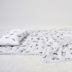 아띠블랑 인견 어린이집 낮잠이불 세트 분리형, 펭구