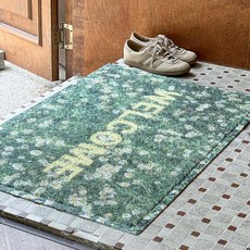 러움 데이지 코일 도어 매트 90 x 120 cm, 혼합색상