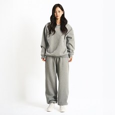 CAMEL Apparel 男女通用 刷毛大學T + 縮口褲 套裝
