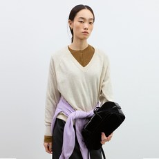 Oui mais non 女款 Bailey 羊毛 V領針織套頭衫