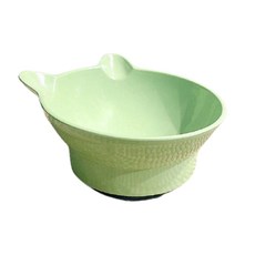 심플 반려동물 높은 식기 YT_RC655, 그린, 1개