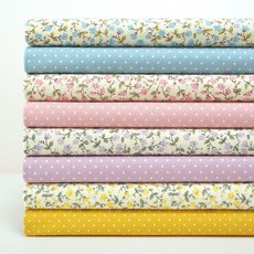 花朵點點系列棉布 8件組 SH-273, 混色