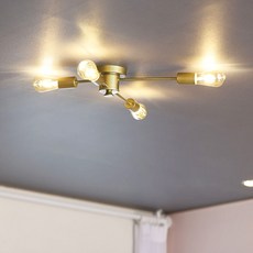 皮諾丘4燈吸頂吊燈, 單一顏色