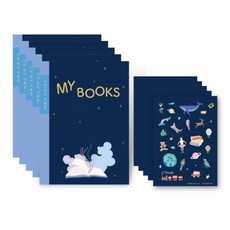 KIDSBINDER 國小閱讀記錄本 + 貼紙 B5, 5個