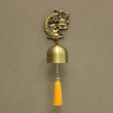 居家裝飾 風水天使金鐘門鈴 khhl288, 黃銅