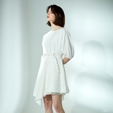 카오스모스 언발란스 통기성 벨트 드레스 DR-A820