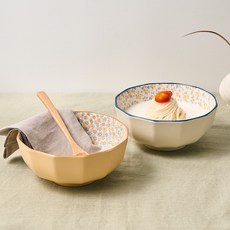 모던하우스 L 꽃바람솔솔 면기 2p, 혼합색상, 1세트