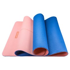 HUEXPERT 家庭訓練厚瑜珈墊, 粉色+藍色