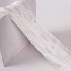 아티홈 하트라인 파티 실커튼 관통형, 화이트