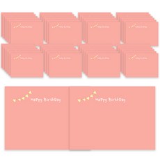 可愛動物信封, 三角旗生日快樂, 50個