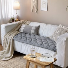 PRIELLE Roni 豐基人造絲鬆餅格顏料染色三人座沙發墊