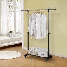 摩登移動式立式衣架, 黑色