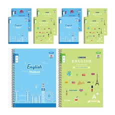 PENPIA 男孩小學線圈筆記本 10入, 隨機發貨, 1個