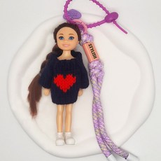 버블리데이 러블리 가방 참장식 인형키링