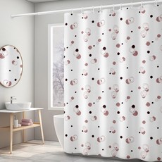 Kaira 卡通圖案浴室浴簾 款式13 80 x 180 cm, 1個