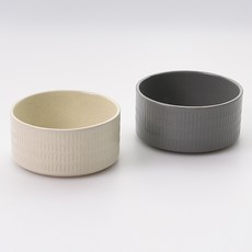 프렐류드 마틴 공기 2종 세트, 아이보리, 다크그레이, 2세트