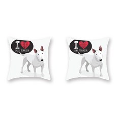 알럽펫 귀욤귀욤 강아지 패턴 쿠션커버 2p