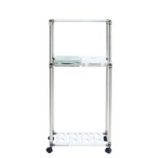 CleanArt Plus 2格回收架 2層, 銀色（框架），開心果，白色（入口）, 1個