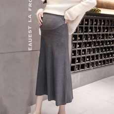 라볼페 임산부 스트레치 롱 스커트
