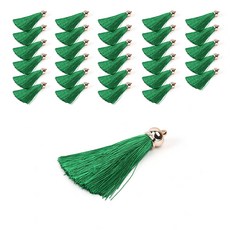 Home&Life 鍍金流蘇, 綠色, 30個