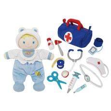 魔法城堡角色扮演藍色沙沙響娃娃與醫院遊戲 33cm, 混色