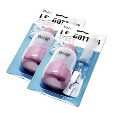 DIIL Kallipet 寵物寶寶哺乳奶瓶套組, 紫色, 2套