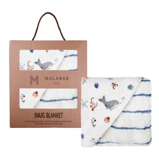 Malabar Baby 有機棉被毯 海之樂章 Snug Blanket