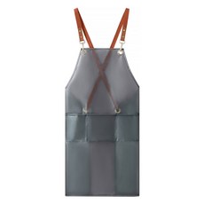 韓國 GNY 透明防水3口袋圍裙, 1個, 黑色