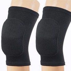 군대 훈련소 무릎패드 보호대 블랙 2p, 1개