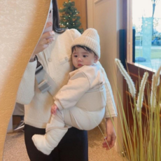 베이비소풍 해먹 사이드 힙시트 기본스트랩, 베이지