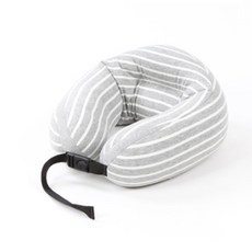 充氣頸枕靠墊, 灰色(a43)