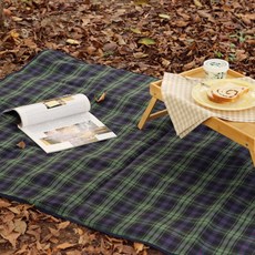 DECOTONIK 經典蘇格蘭格紋野餐墊, 綠色