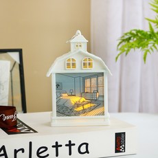 모스틱 LED 인테리어 조명 장식 스탠드 분위기 소품 그림 액자 무드등, 안방