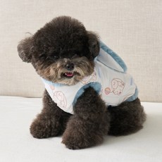 BENNYS 狗狗漂浮兔子連帽鋪棉外套, 象牙白, 1個