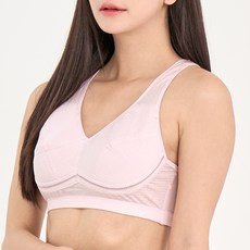 Shurane 風靡人造絲 提花無鋼圈運動內衣 SH217055