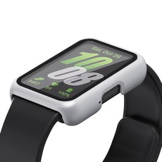 칸탐 갤럭시 핏3 호환 풀커버 케이스, 실버, 1개