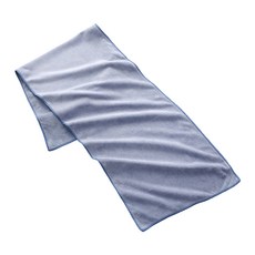 A-team 柔軟粉彩運動毛巾, 1個, 藍色