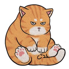 貓咪圖案腳踏墊 DG-52 70*70cm, 混色, 1個