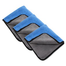 RIVER-GREEN 多用途超細纖維手拖把藍灰色頂級品質, 3個